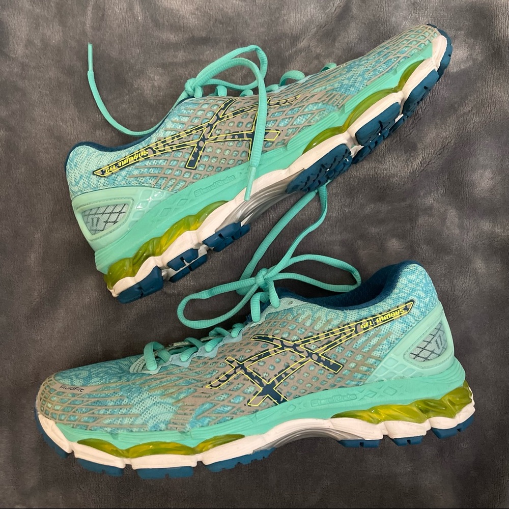 Asics Gel Nimbus 17 Tiffany Blue Teal Size 9